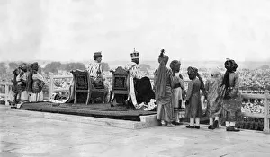 Imperial Gallery: George V and Mary, Coronation Durbar, Delhi, India