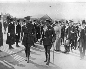 George V and Queen Mary official visit, WW1