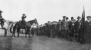 Reviewing Prints: George V reviewing Army Reserve in Hyde Park
