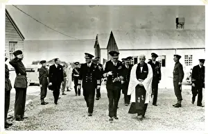 Clergy Prints: George VI and Admiral Sir Bruce Fraser, Scapa Flow, WW2