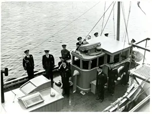 Scapa Prints: George VI alongside HMS Duke of York, Scapa Flow, WW2