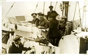 Images Dated 12th July 2016: George VI inspecting D-Day Invasion Forces, WW2