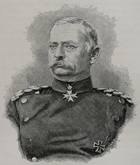 Franco Prussian Prints: George von Kameke (1817-1893). General of infantry