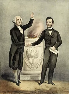 Washington Collection: George Washington and Abraham Lincoln
