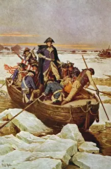 Delaware Prints: George Washington crossing the Delaware River