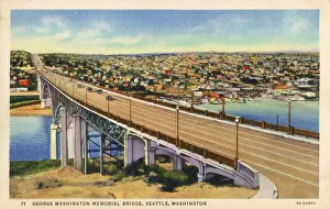 Highway Prints: The George Washington Memorial Bridge, Seattle, Washington