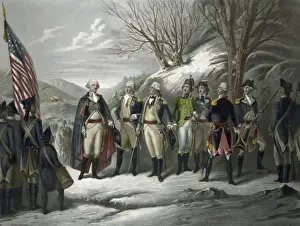 George Washington and his officers