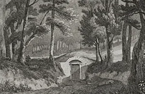 Sepulcher Prints: George Washington's tomb. Mount Vernon, Virginia