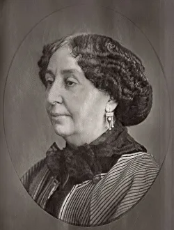 New Images July 2023 Prints: Georges Sand (1804-1876) French writer