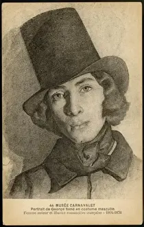 Alias Prints: Georges Sand / Postcard
