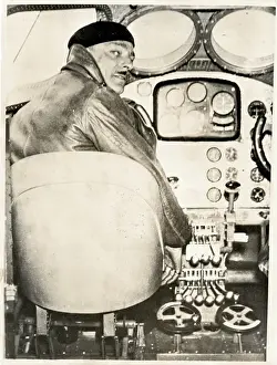 Killing Prints: Georges Van Damme in the cockpit of the Renard R. 35 airliner