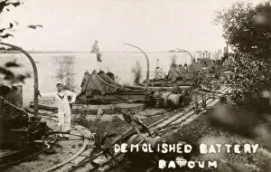 Batumi Collection: Georgia - Batumi - Demolished Artillery Battery