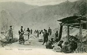 Batum Collection: Georgia - Batumi - Workers at a quarry