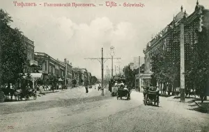 Tbilisi Prints: Georgia - Tbilisi - Street Scene