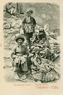 Tbilisi Prints: Georgia - Tbilisi - A Tartar Family