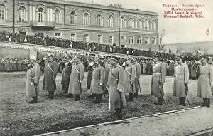 Tbilisi Prints: Georgia - Tbilisi (Tiflis) - Parade before the Vice-Regent