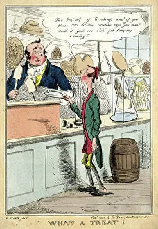 Assistant Prints: Georgian cartoon, What a Treat!