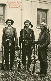 Pistols Gallery: Georgian soldiers