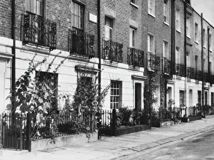 Railings Prints: Georgian Town Houses