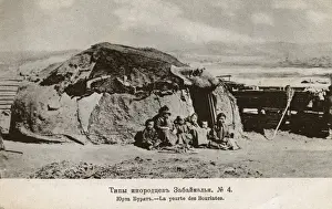 Nomads Prints: Ger (Yurt) of the Buryats people - near Ulan-Ude, Siberia