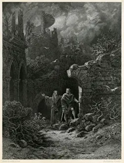 Enid Prints: GERAINT & YNIOL / CASTLE GERAINT & YNIOL / CASTLE