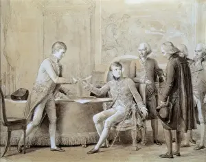 GERARD, Fran篩s (1770-1837). Signature of