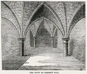 Crypt Prints: Gerard Hall, Basing Lane, London