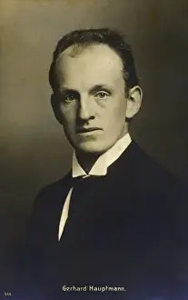 Dramatist Prints: Gerhart Hauptmann - German author, dramatist and novelist