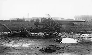 German 10cm Kanone field gun, WW1