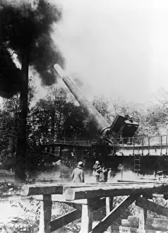 German 38cm naval gun L / 45 Max, Western Front, WW1