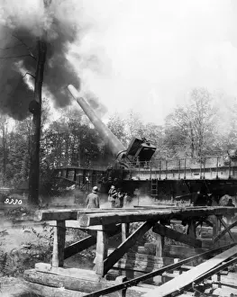 Nickname Prints: German 38cm naval gun L / 45 Max, Western Front, WW1
