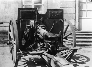 77mm Prints: German 77mm field gun captured by Australians, WW1