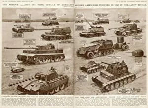 1944 Collection: German Armoured Vehicles; Second World War, 1944