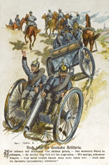 German Artillery on Manoeuvres