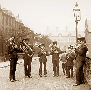 German Band street entertainers