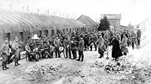 Images Dated 2nd January 2005: A German band, with top-hatted conductor, in an enemy camp at the front