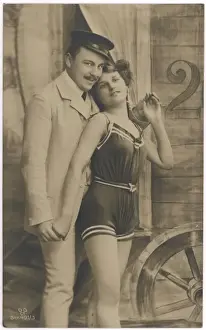 Clothed Prints: German Bathing Beauty