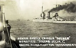 Bosphorus Prints: German Battlecruiser Goeben renamed Sultan Selim I