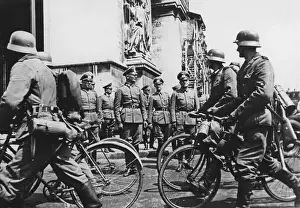 Second Prints: German bicycle troops WWII