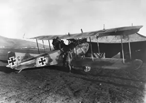 German biplane on Palestine Front, Turkey, WW1