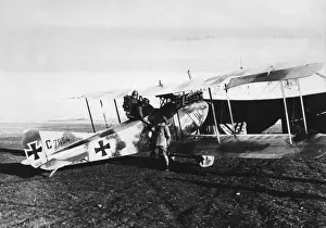 German biplane on Palestine Front, Turkey, WW1