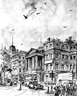 Attempting Prints: German Bomber Shot Down over Victoria; Second World War, 194