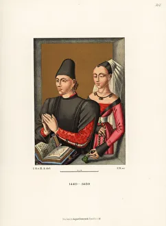 Images Dated 12th June 2019: German bourgeois fashion, 15th century
