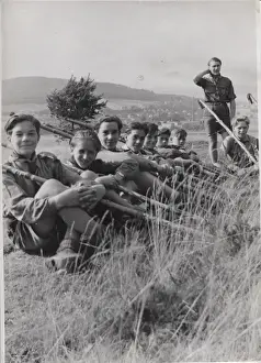 Zone Prints: German boy scouts in British Zone, Germany