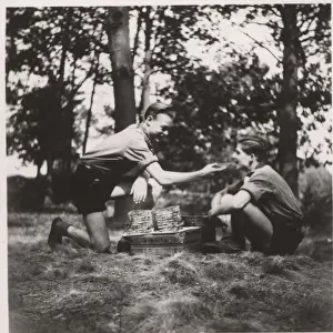 Sliced Prints: Two German boy scouts at camp