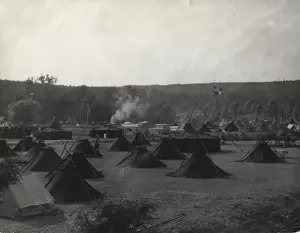 German boy scouts camp, Forchheim, Germany