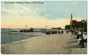 Jackson Prints: The German Building, Jackson Park, Chicago, Illinois, USA