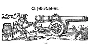 German Cannon Firing 16C
