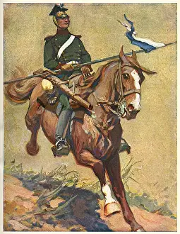 Bavarian Prints: German Cavalry