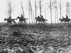 German cavalry patrol